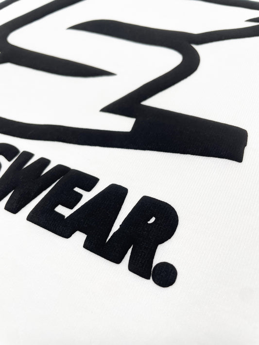 HEAVY CROPPED TEE - WHITE