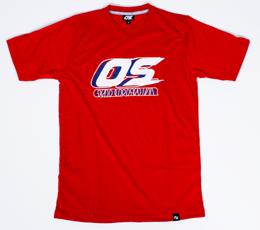 CAGED TEE- red